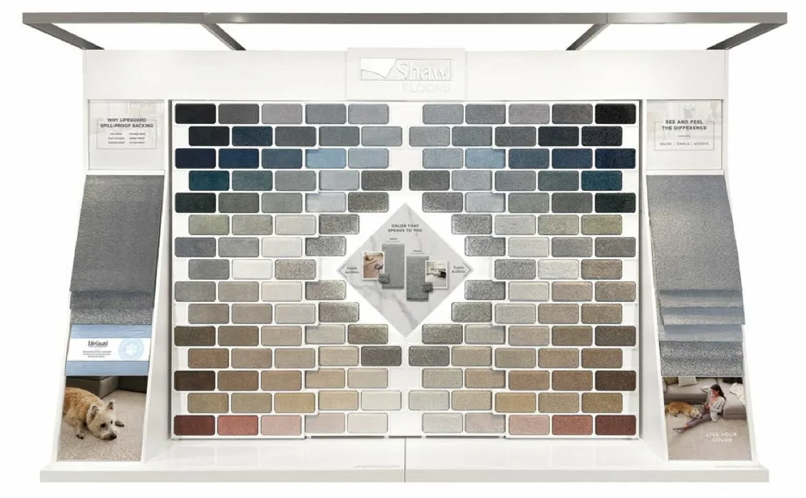 shaw-colorwall-2 Carpet color wall | Flooring Concepts